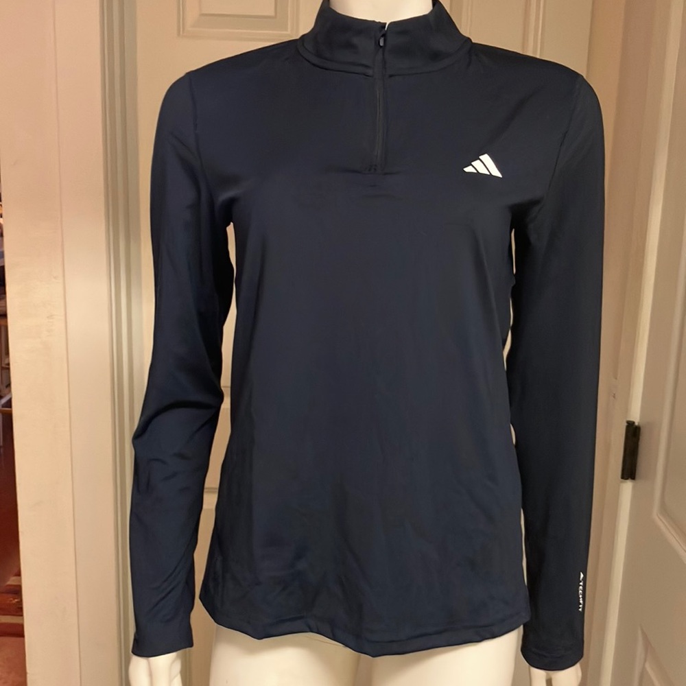 Adidas Long-Sleeved Running/Athletic/Athleisure 1/4 Zip, NWT!